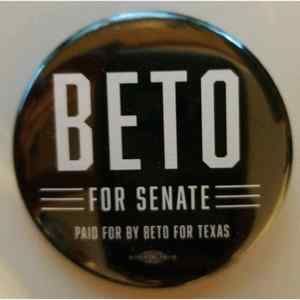 Lot of 10 Official Beto O'Rourke campaign button pins